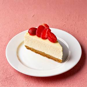 Strawberry Loaded New York Style Cheesecake