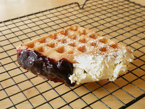 Blueberry Cream Cheese Waffle