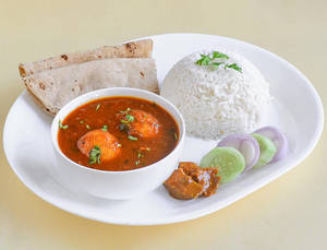 Egg Masala Thali