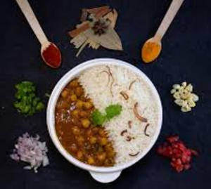 Chole Masala Rice Bowl