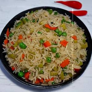 Veg Burnt Garlic Fried Rice