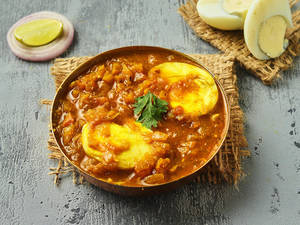 Boiled Egg Masala (2 Eggs)