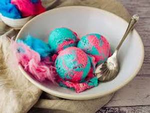 Cotton candy ice cream