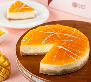 Mango Baked Cheesecake