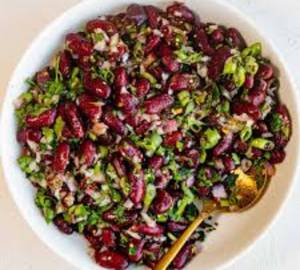 Protein-Rich Rajma Salad (Boiled)