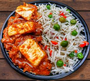 Kadhai Paneer With Rice