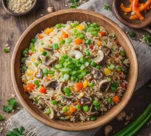 Mushroom Fried Rice