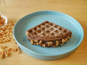 Chocolate Butterscotch Waffle