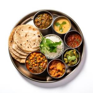 Gujarati Kathiyawadi Fixed Thali