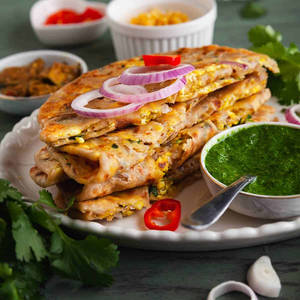 Paneer Stuffed Paratha