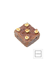 Hazelnut Brownie Slice