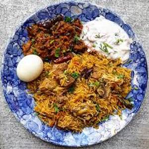 Mutton sukka dum briyani