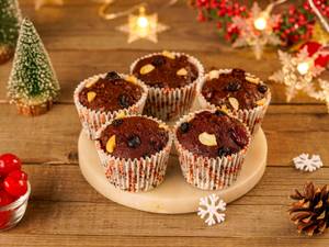 Christmas Plum Muffins - Pack of 5
