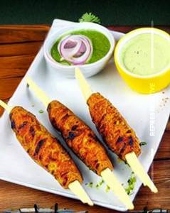 Veg seekh kebab