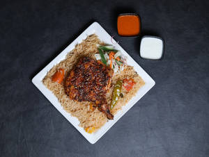 Peri Peri Alfaham Mandi (chicken)