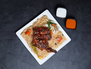 Honey Chilly Alfaham Mandi  (chicken)