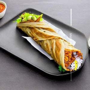 Soyabean Macroni Bhurji Roll