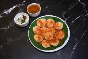 Ghee Podi Button Idli