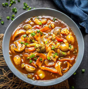 Schezwan Style Spicy Vegetables