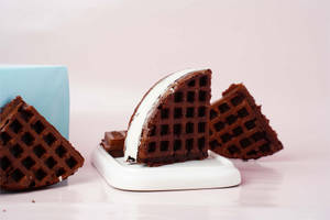 Retro Black & White Sugar Free Waffle