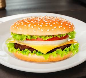 Chilli Lava Veg Cheese Burger