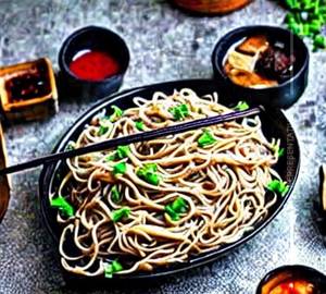 Mushroom noodles