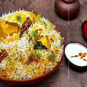 Desi Ghee Jain Paneer Biryani