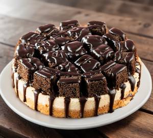 Brownie Baked Cheesecake