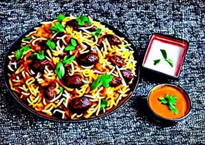 Mushroom Biryani