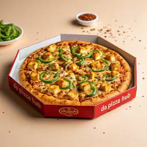 Capsicum Paneer Mixed Pizza [7 inches, 4 Slices]