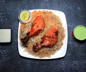 Chicken Tangdi Biryani
