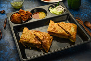 Egg Chicken Mughlai Paratha