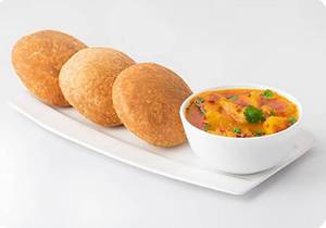 Dal Kachori [1 Piece] + Aloo Sabzi