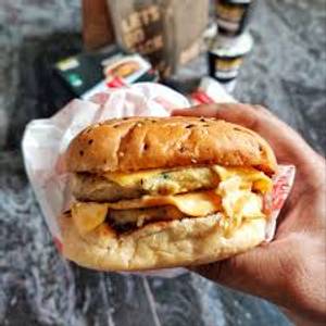 Afghani chicken burger