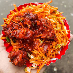 Veg Manchurian Bhel