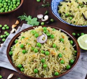 Onion Peas Pulao
