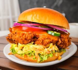 Crispy fried chicken  sandwich