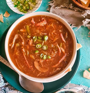 Chicken Hot Garlic Soup