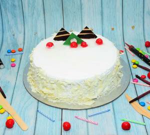 Veg White Forest Cake