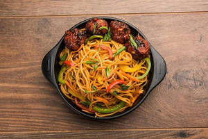 Chicken Manchurian Noodles