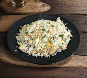 Chicken Fried Rice with Shittake Mushrooms