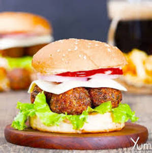 Veg manchurian burger