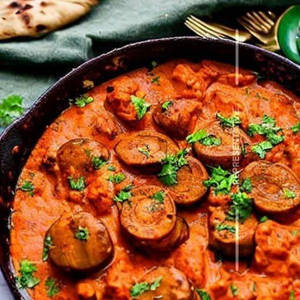 Mushroom Tikka Butter Masala