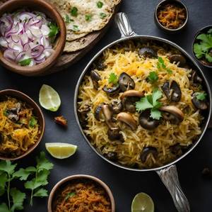 Mushroom Biriyani