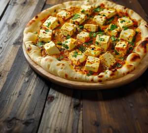 Paneer cheese pizza