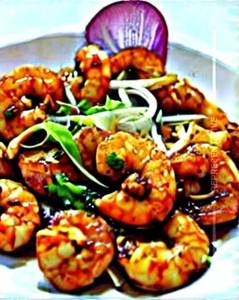Prawns  In Hakka Style