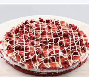 Red Velvet Waffle Cake