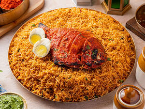 Pomfret Kabsa Rice (1 Pieces)
