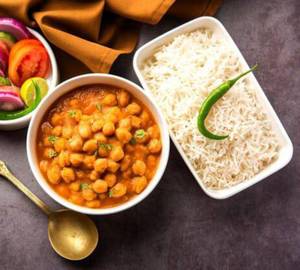 Chhole chawal