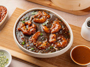 Prawns Manchurian Gravy (7 Pieces)